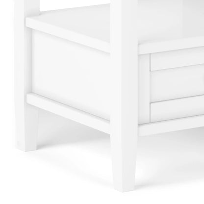 Warm Shaker handcrafted coffee table by Unique Piece Furniture with white finish on Tampa Home & Garden Store