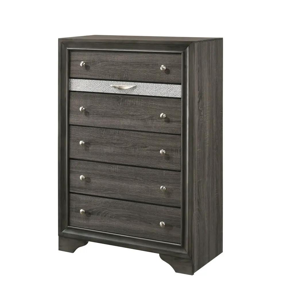 Naima Five Drawer Vertical Storage Chest Glide