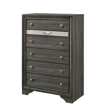 Naima Five Drawer Vertical Storage Chest Glide