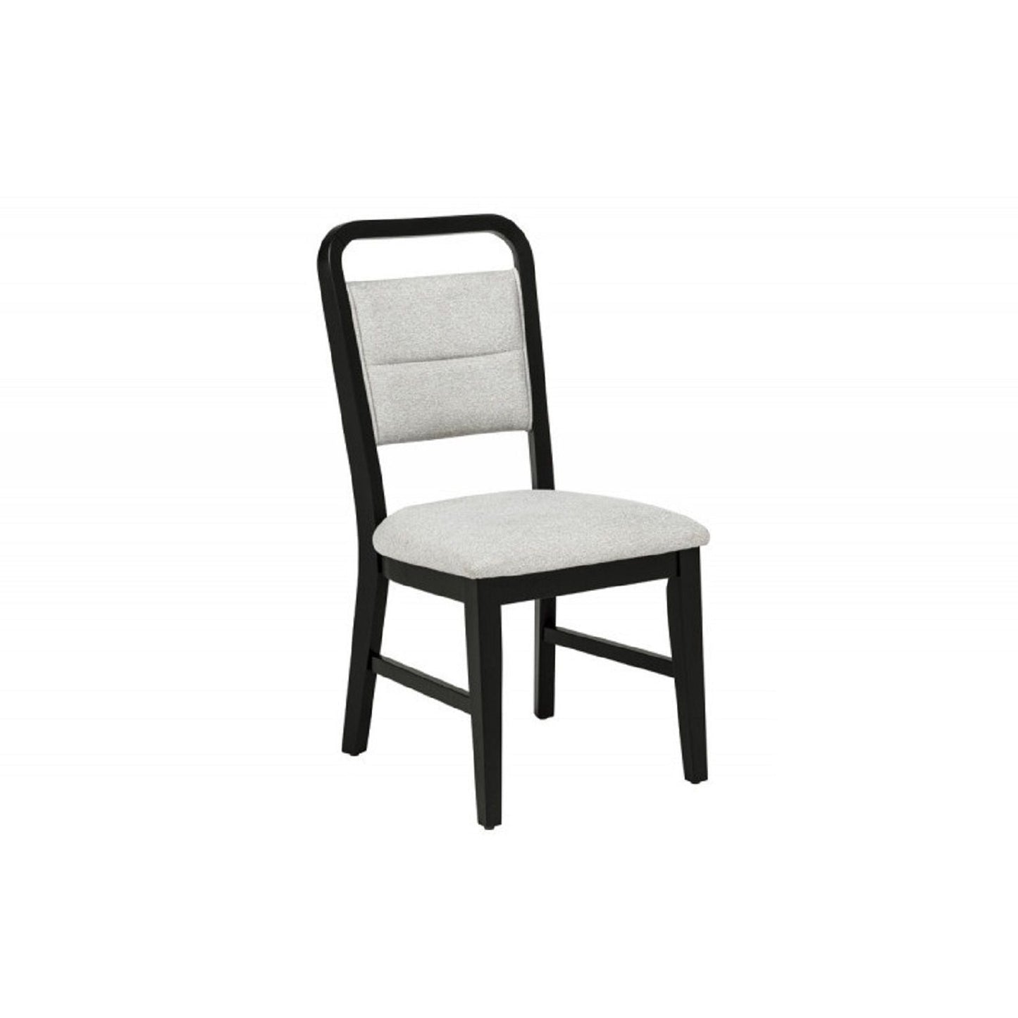 Black Curved Dining Side Chair Set of Two