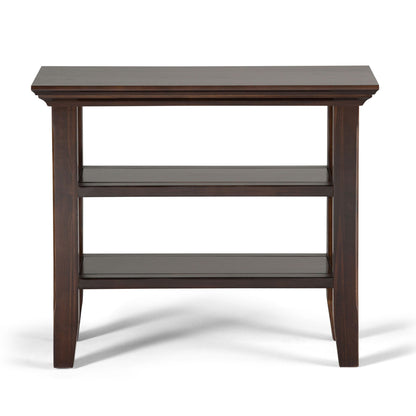 Acadian Narrow Side Table Handcrafted Solid Wood
