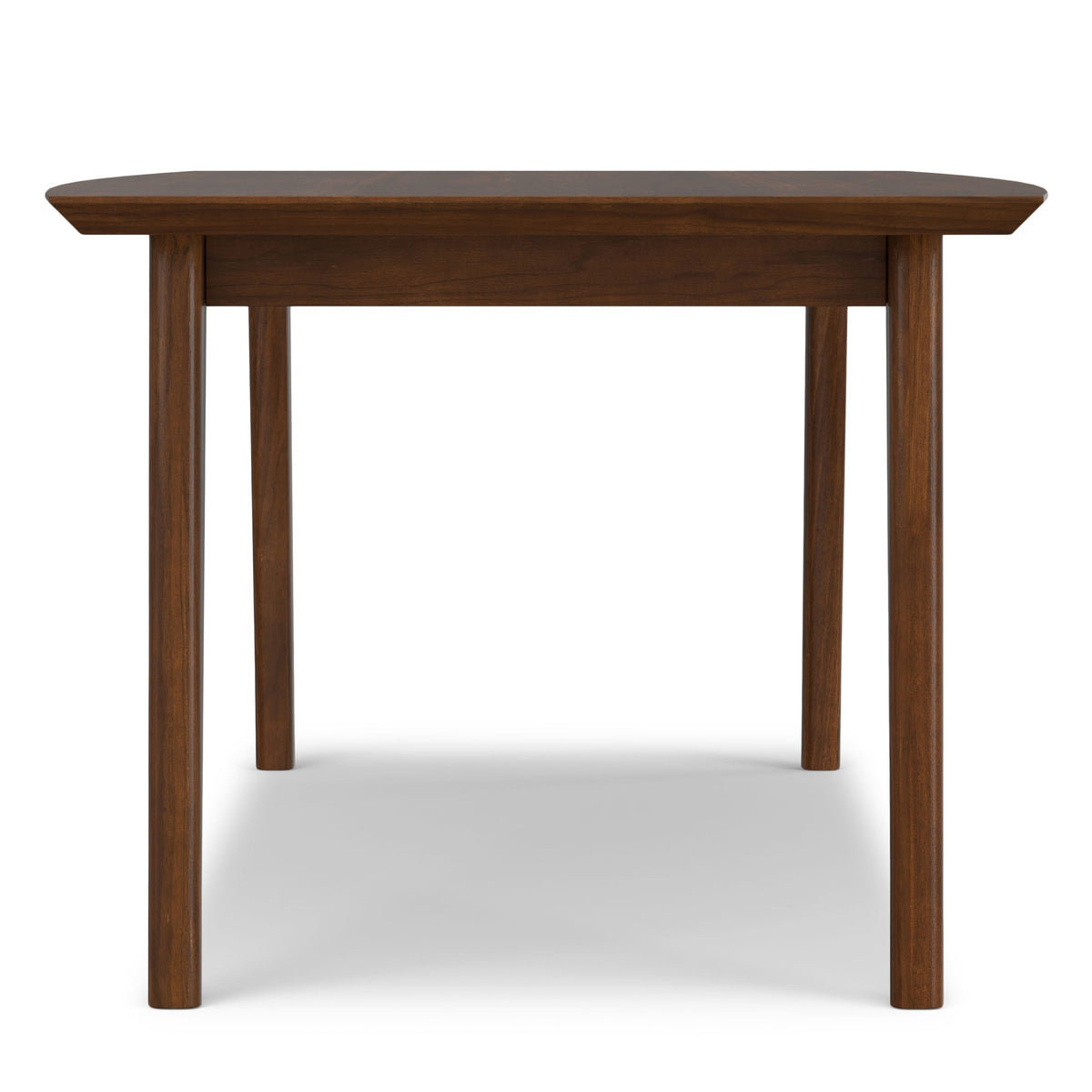 Rectangular dining table in dark brown wood with sturdy legs HouseOfZazla on Tampa Home & Garden Store