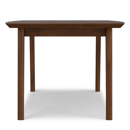 Rectangular dining table in dark brown wood with sturdy legs HouseOfZazla on Tampa Home & Garden Store
