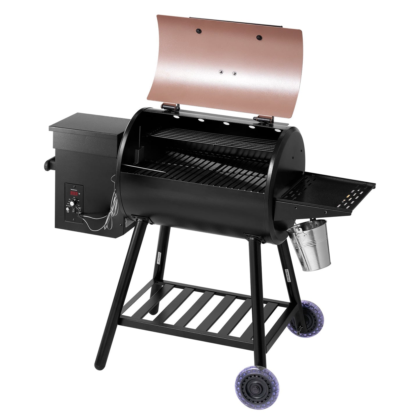 Wood Pellet Grill Smoker for Outdoor BBQs