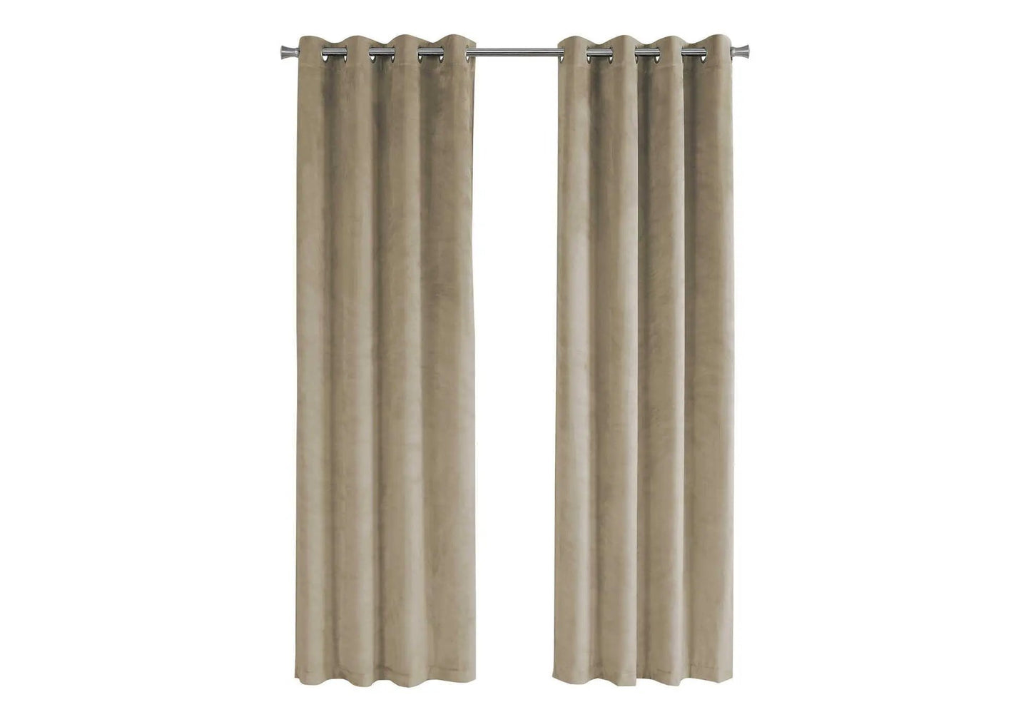 2 Piece Curtain Panel Set Room Darkening Grommet