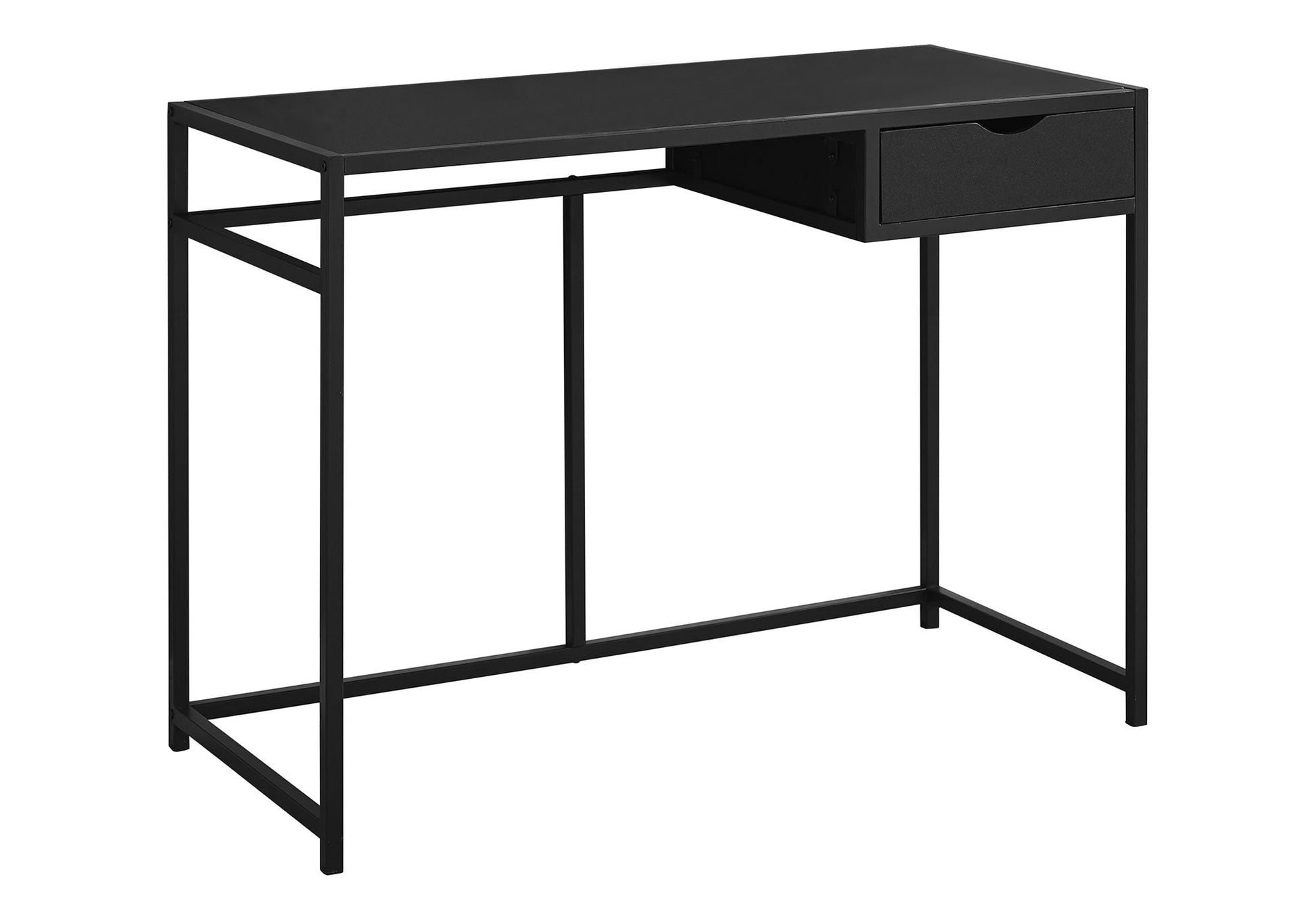 Computer desk with 1 storage drawer, black metal frame, Unique Piece Furniture on Tampa Home & Garden Store