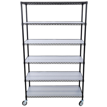 6 Tier NSF Metal Wire Shelving Unit for Storage
