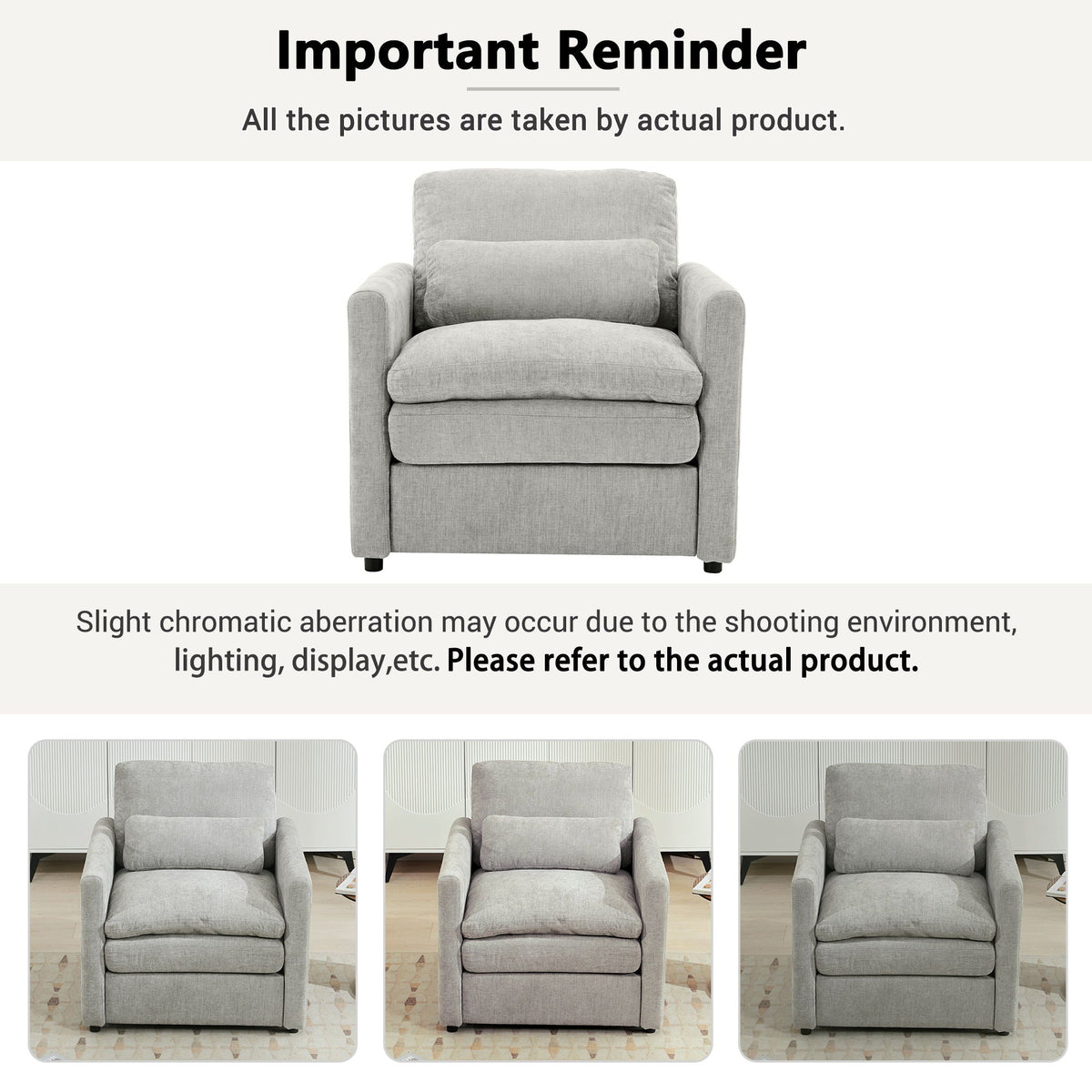 Cozy Upholstered Sofa Chair And Living Room Set