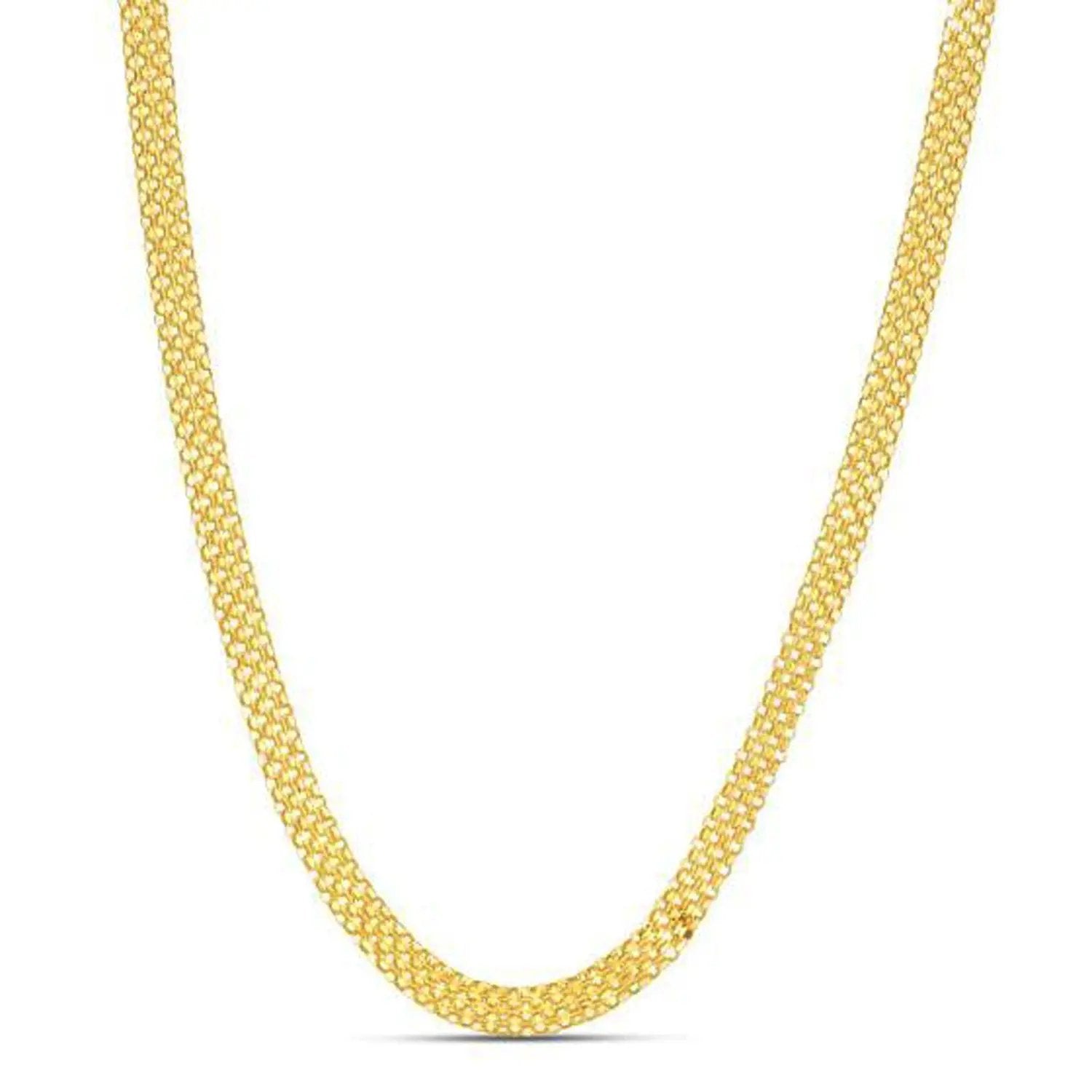 14k yellow gold Bismark chain necklace, 4.70 mm, by Bids.com on Tampa Home & Garden Store