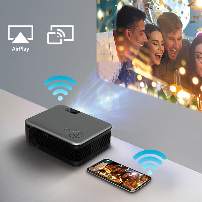 Portable wireless HD projector for indoor/outdoor use with AirPlay and WiFi, streaming on Tampa Home & Garden Store