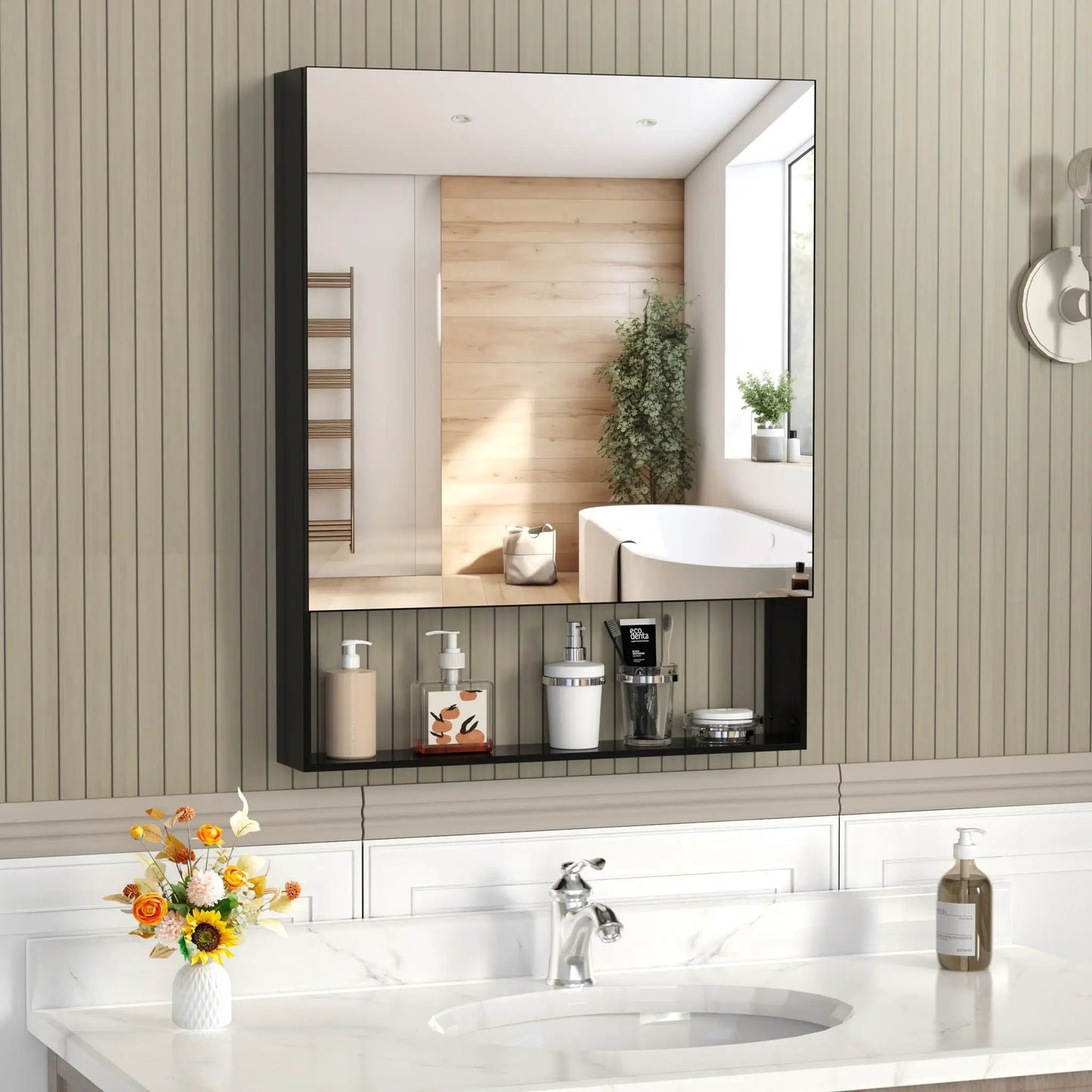 Medicine Cabinet With Mirror for Bathroom