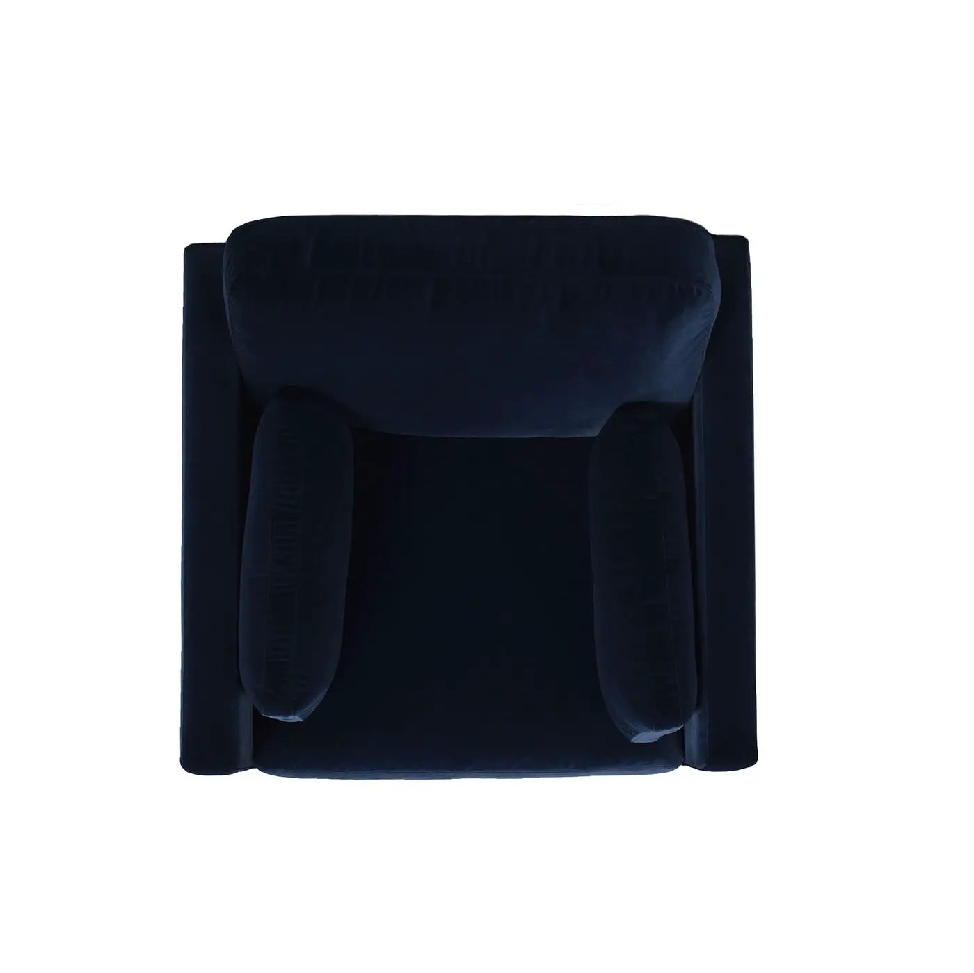 Knox Farmhouse Arm Chair navy velvet upholstery with plush arms Unique Piece Furniture on Tampa Home & Garden Store