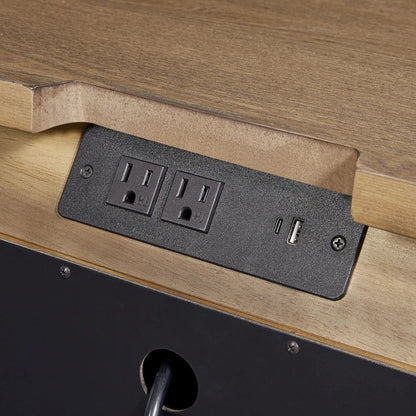 Base Sideboard Latte Finish and USB Charging