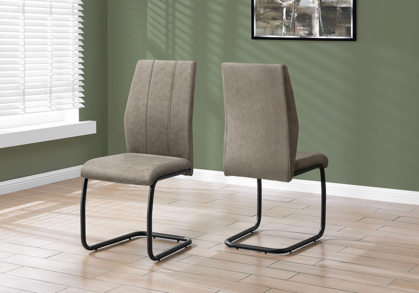 Dining Chair Set for 2, Upholstered, Contemporary