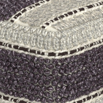 Grady Handcrafted Square Pouf for Living Room