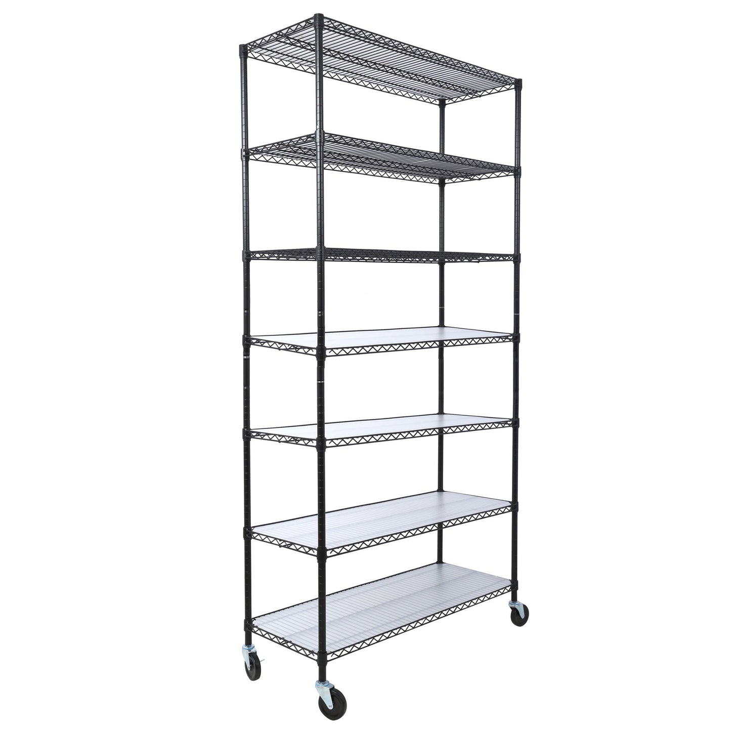 7 Tier Heavy Duty Wire Shelving and Storage Rack
