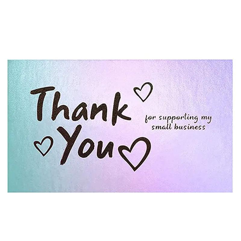 English Holiday Thank You Card for Do It Yourself