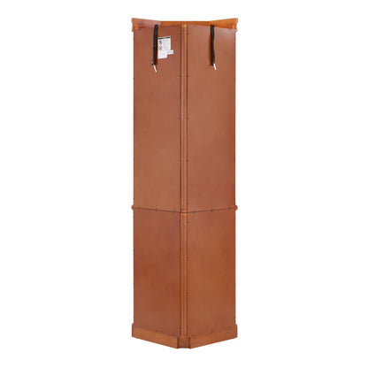 Corner Curio Cabinet with 5 Shelves and Lighting