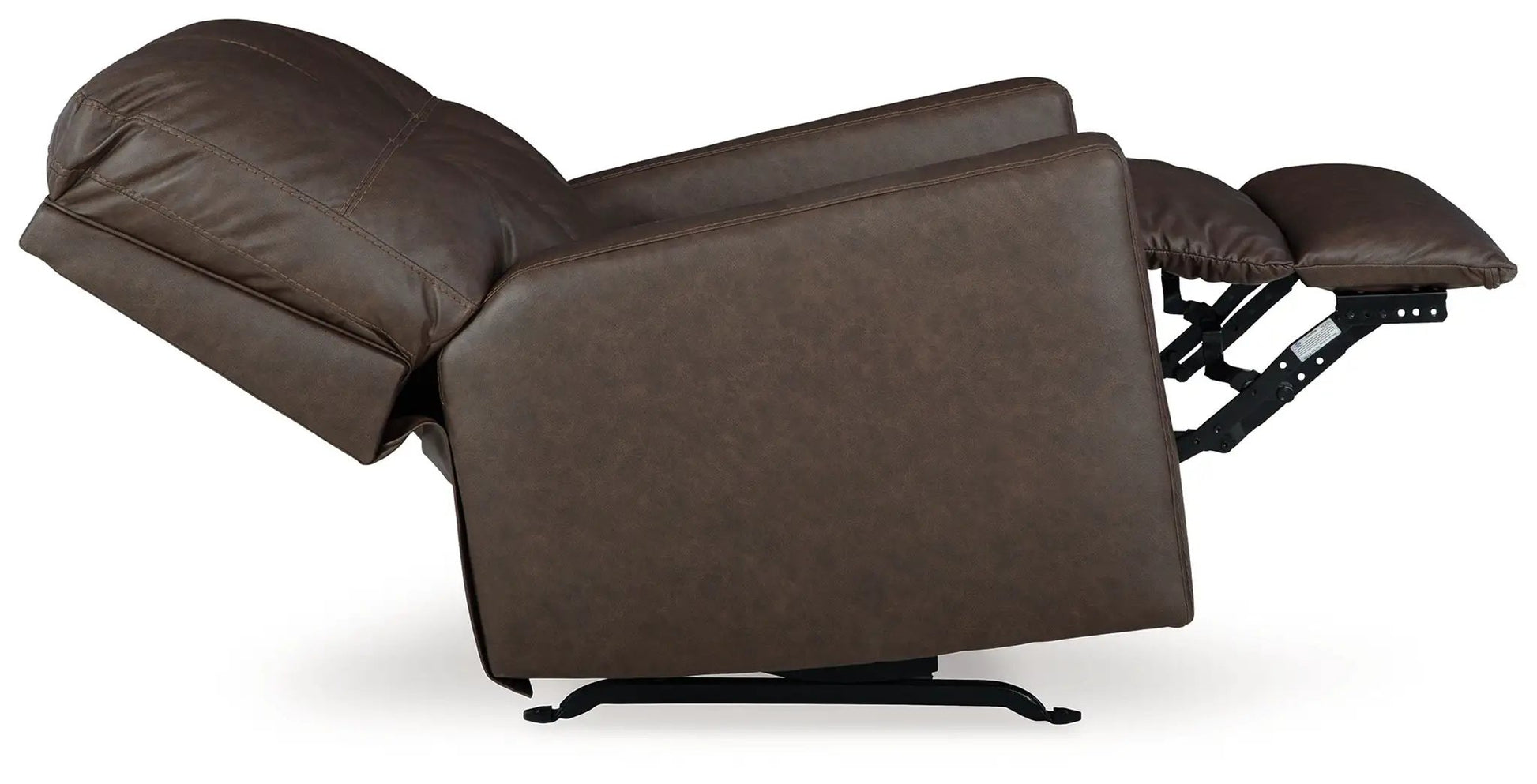 Barlin Mills Rocker Recliner brown leather upholstery footrest Unique Piece Furniture on Tampa Home & Garden Store