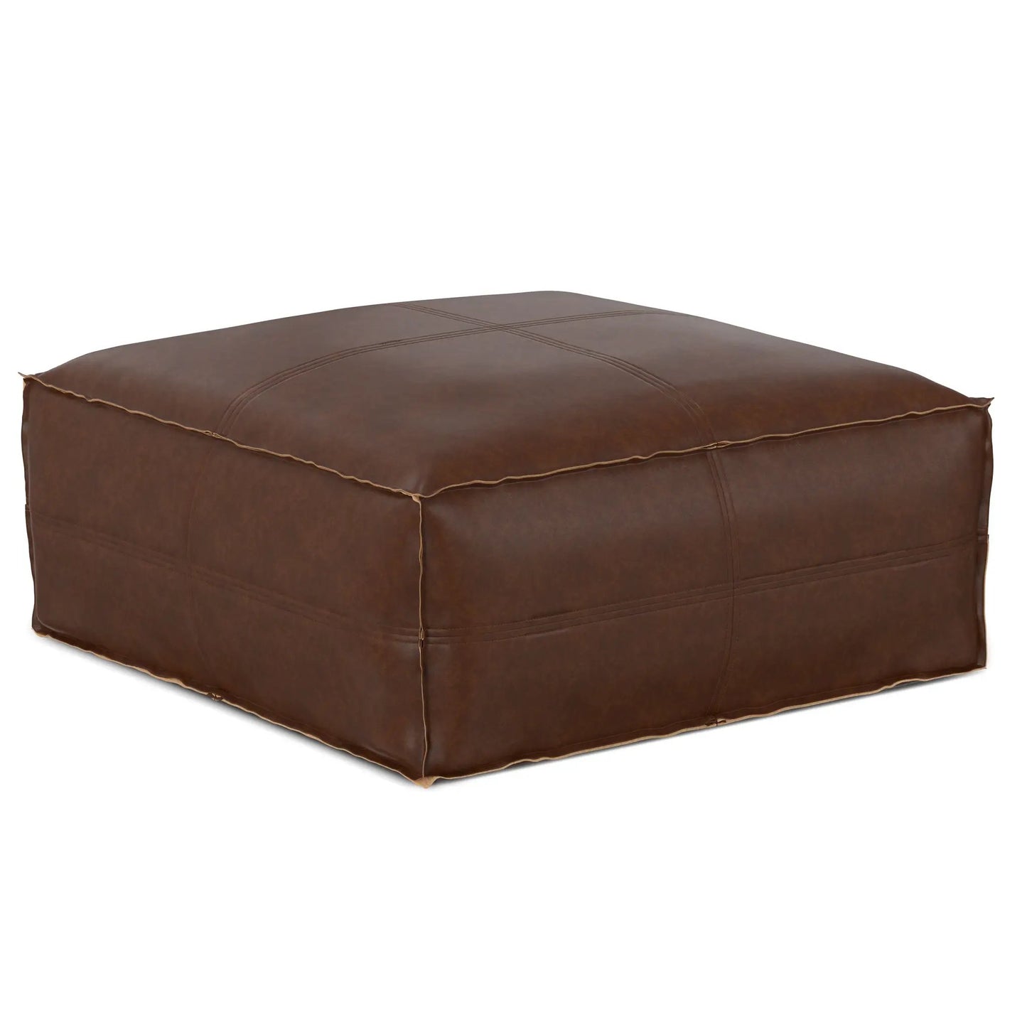 Brody Large Square Coffee Table Pouf Foot Stool