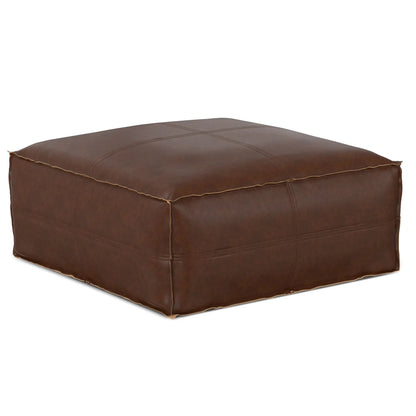 Brody Large Square Coffee Table Pouf Foot Stool