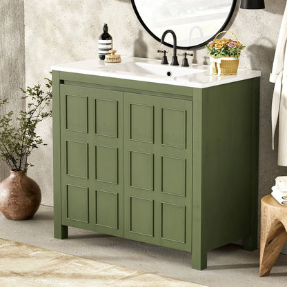 Bathroom Vanity Organizer with Sink and Cabinet