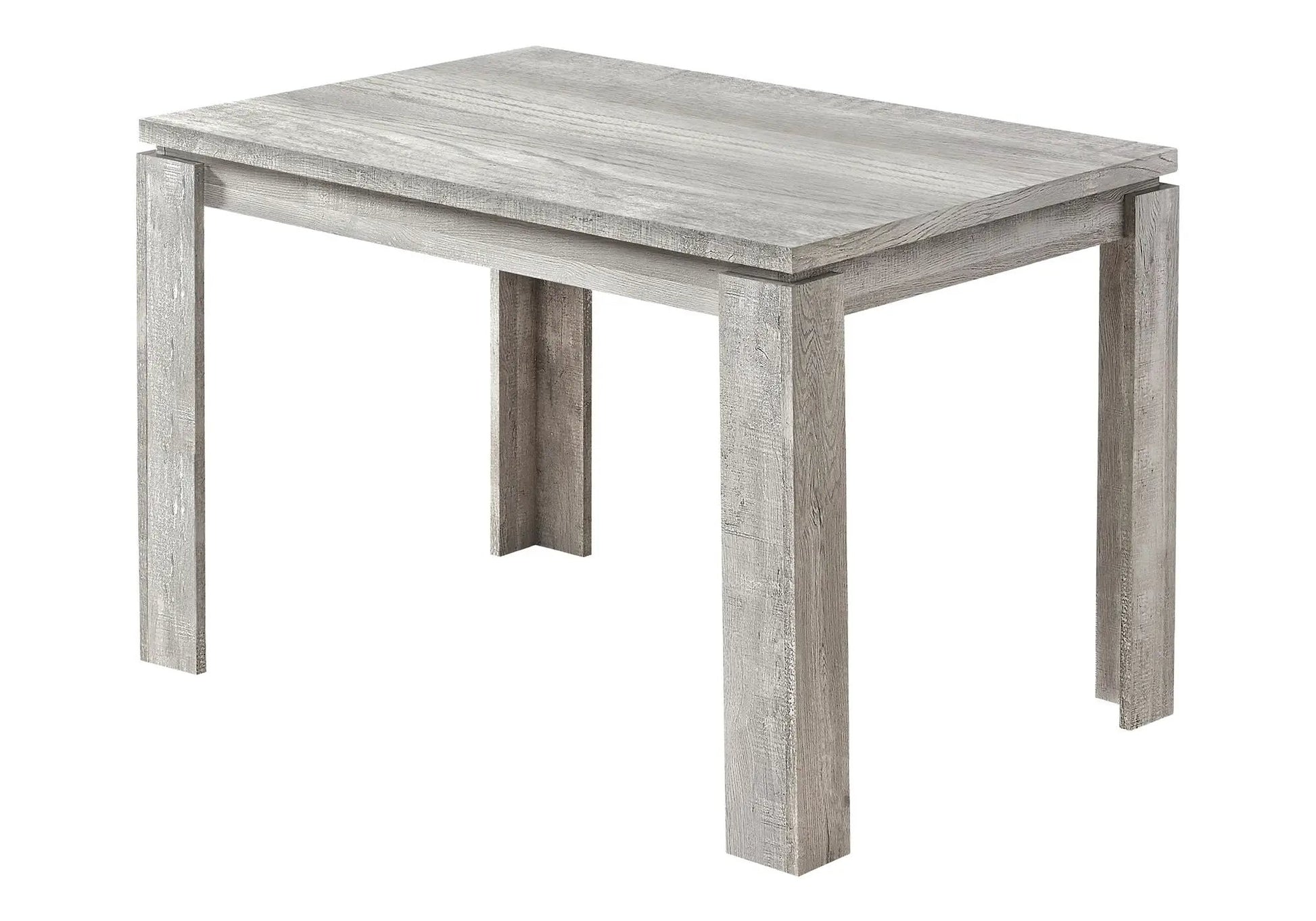 Rectangular dining table in weathered gray wood, contemporary Unique Piece Furniture on Tampa Home & Garden Store