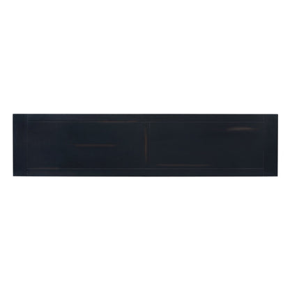 TREXM 63 inch Black Console Table with Drawers by HouseOfZazla on Tampa Home & Garden Store