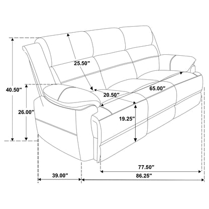 Worthington Modern and Durable Microfiber Couch