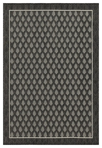 Sunshine runner rug 2ft 7in x 7ft 3in polypropylene black gray pattern Unique Piece Furniture on Tampa Home & Garden Store