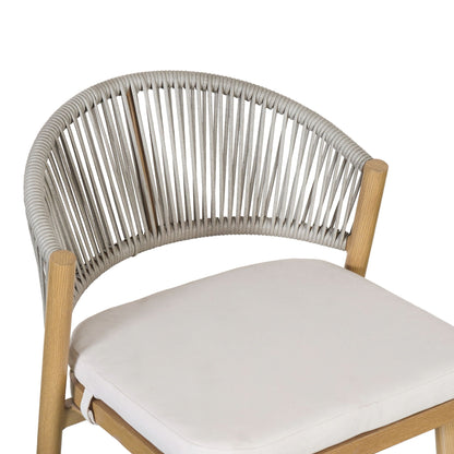 Outdoor Counter Stools with Wicker and Metal