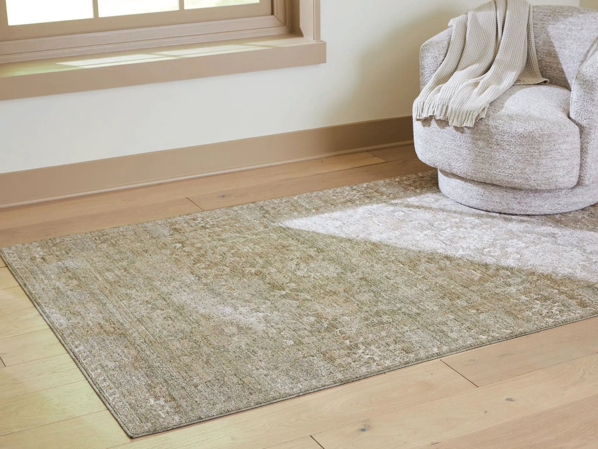 Neroham Rug beige textured neutral area rug by Unique Piece Furniture on Tampa Home & Garden Store