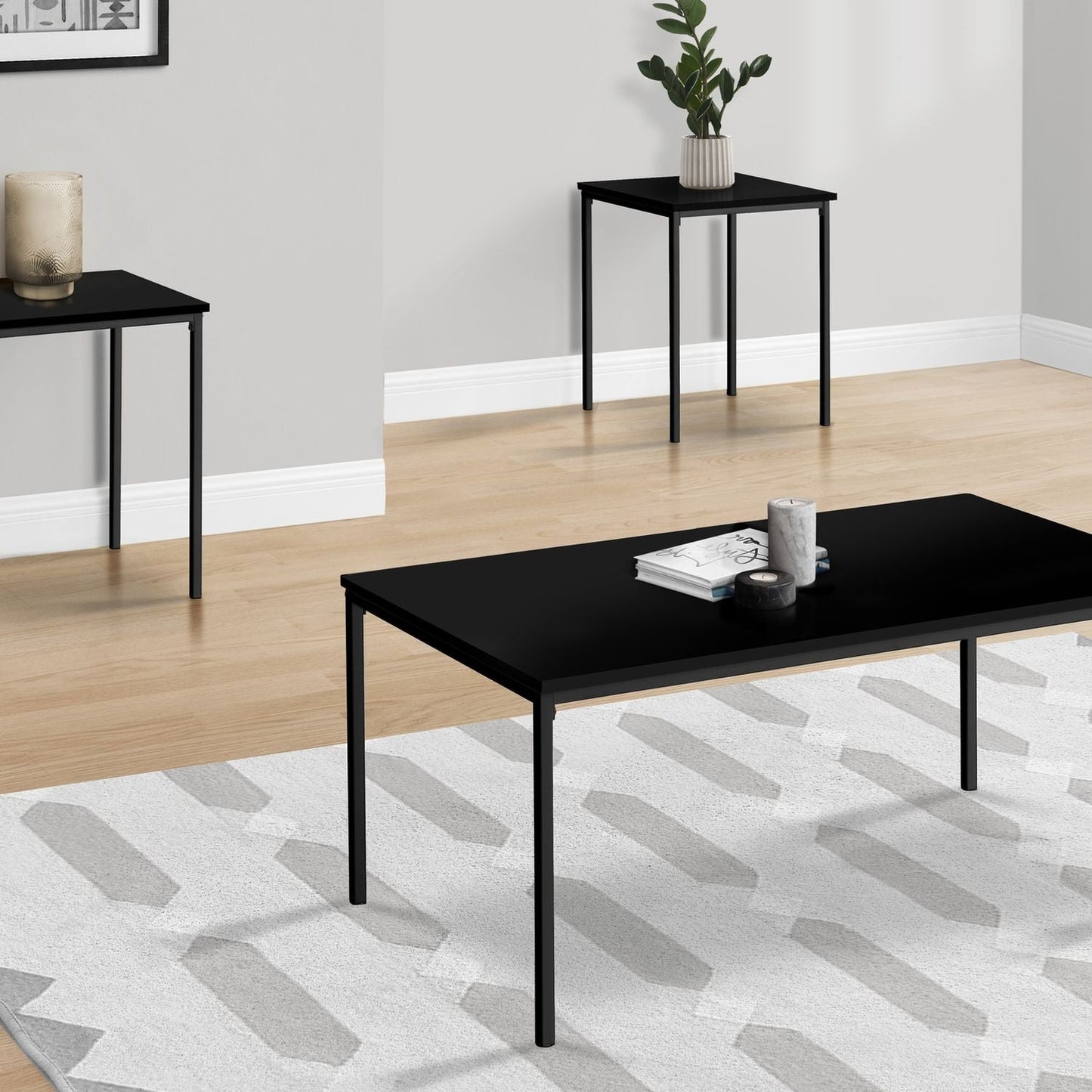 Coffee Table Set End Tables Contemporary Modern