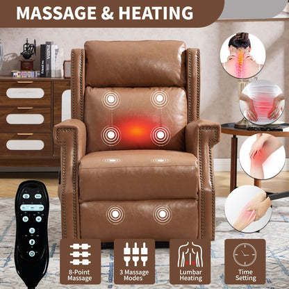 Manual Recliner With Vibrations and Heat
