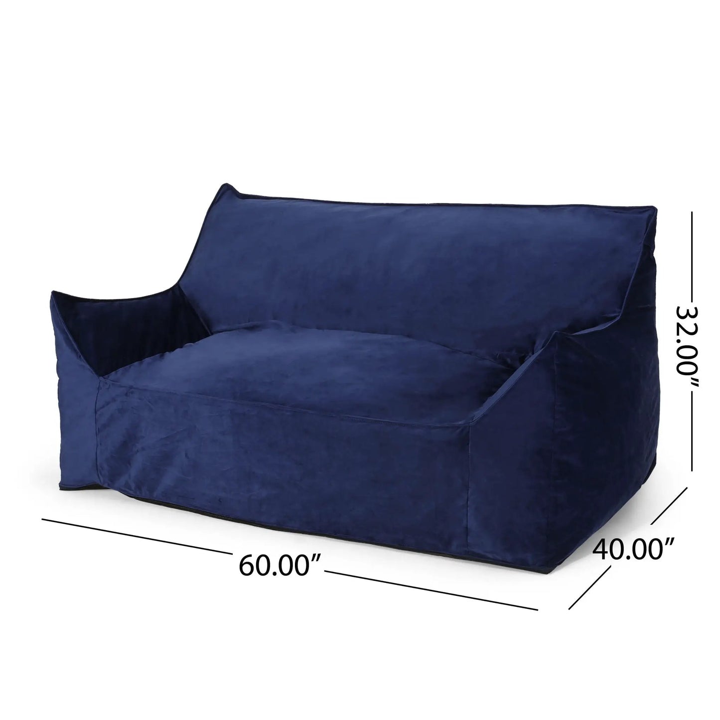 Fila Seater Bean Bag Chair with Armrests