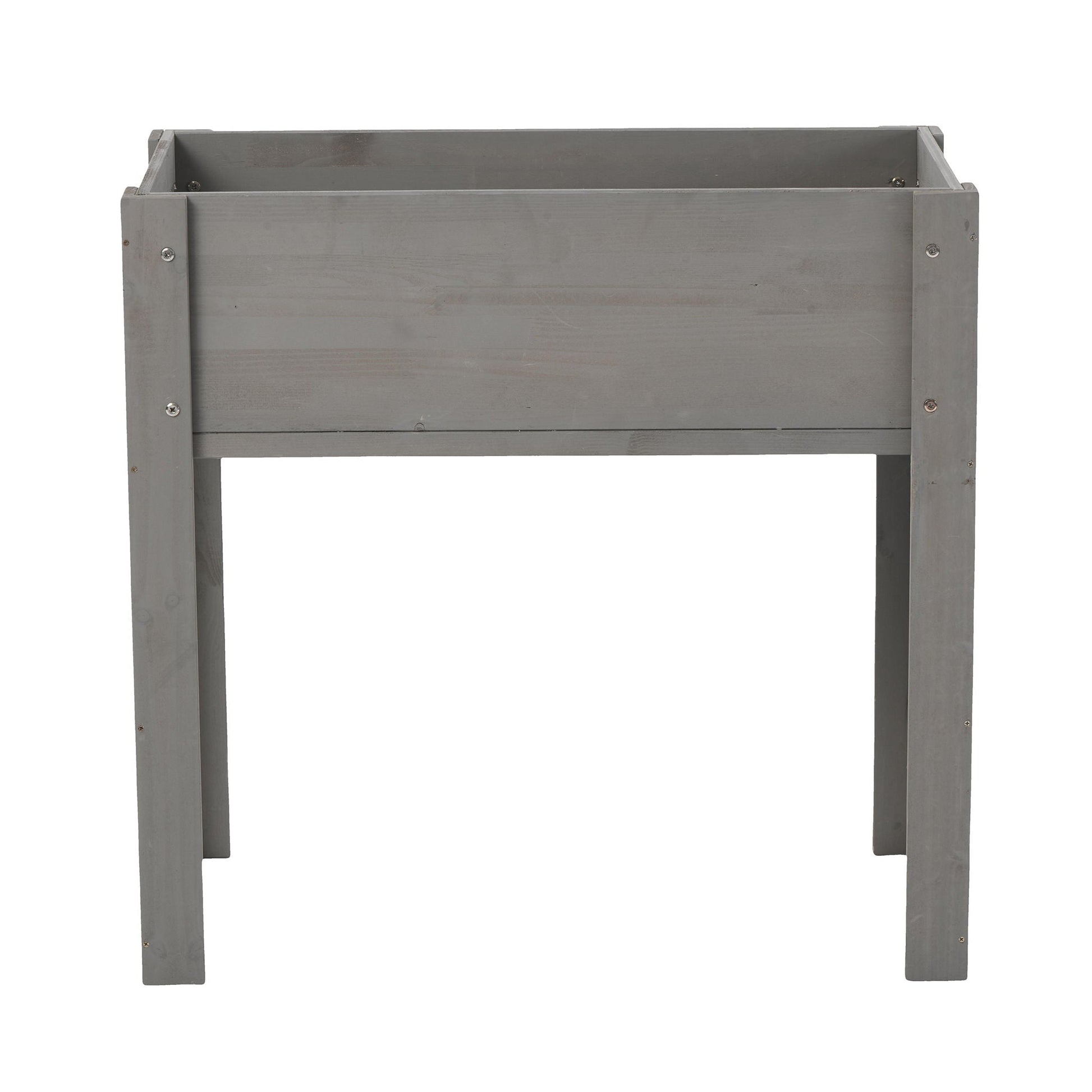 Raised Garden Bed With Legs gray wooden planter box HouseOfZazla outdoor plants on Tampa Home & Garden Store