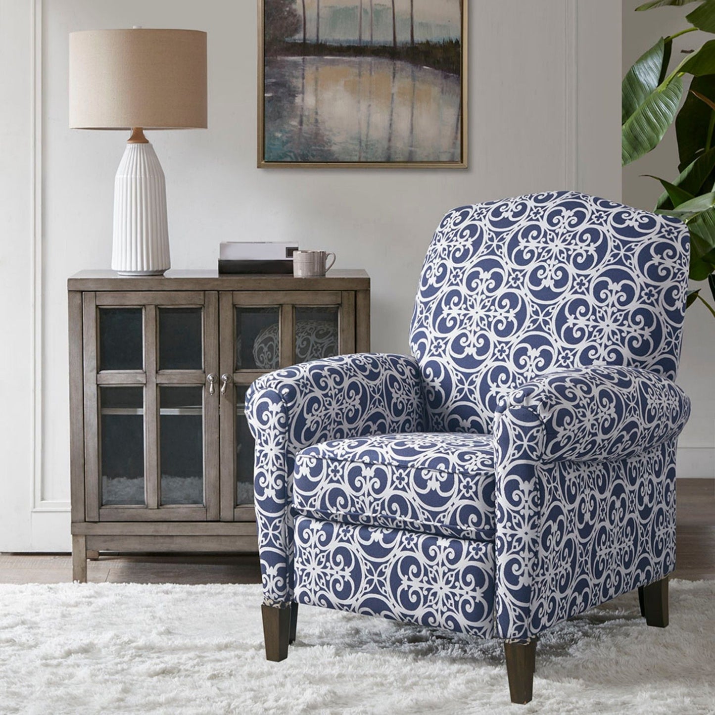 Kirby Transitional and Push Back Recliner