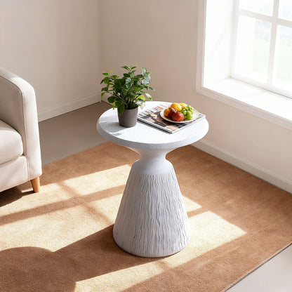 Modern Outdoor Round Garden Stool and Side Table