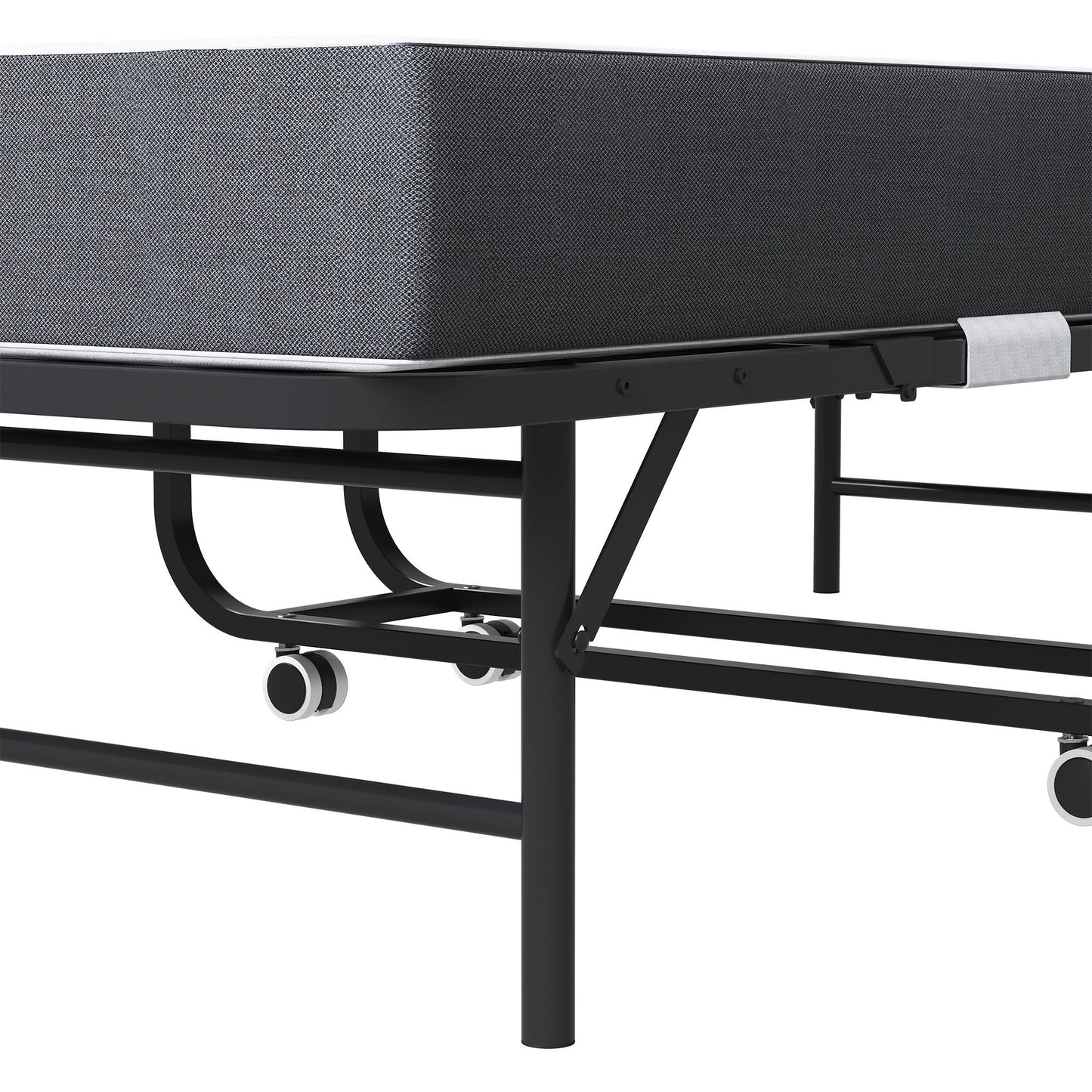 Wide Folding Rollaway Bed and Memory Foam