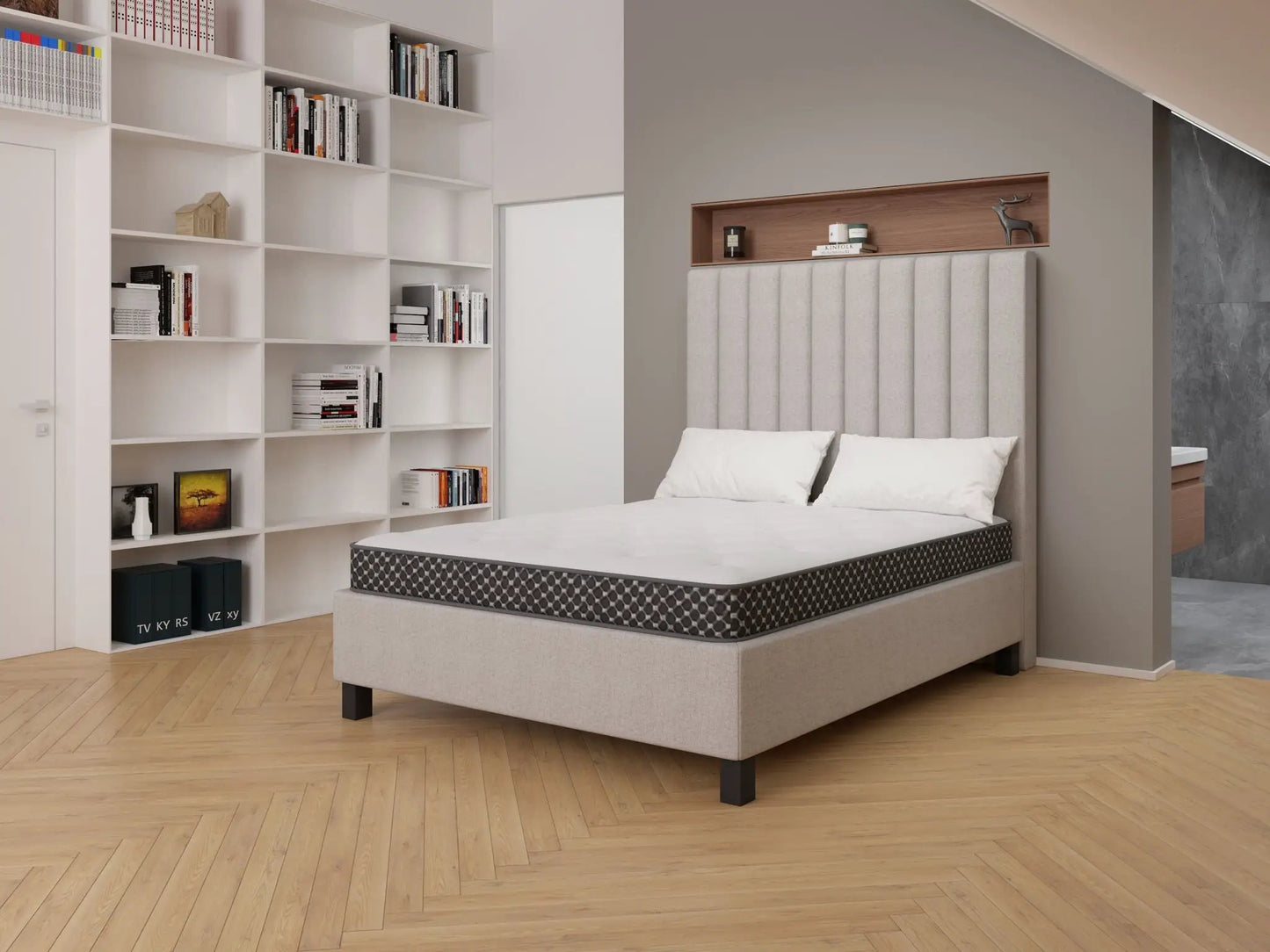 6 Inch Quilted Foam Firm Mattress With Gel Foam