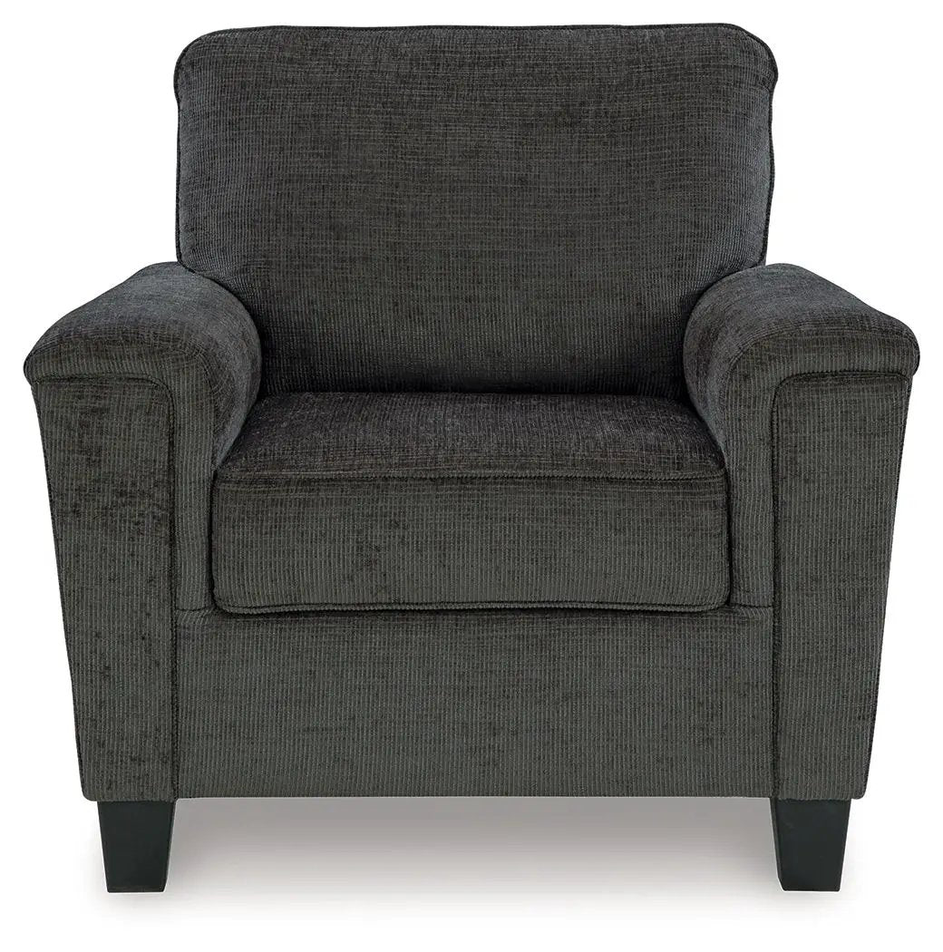 Erinslane stationary living room chair in charcoal gray fabric by Unique Piece Furniture on Tampa Home & Garden Store