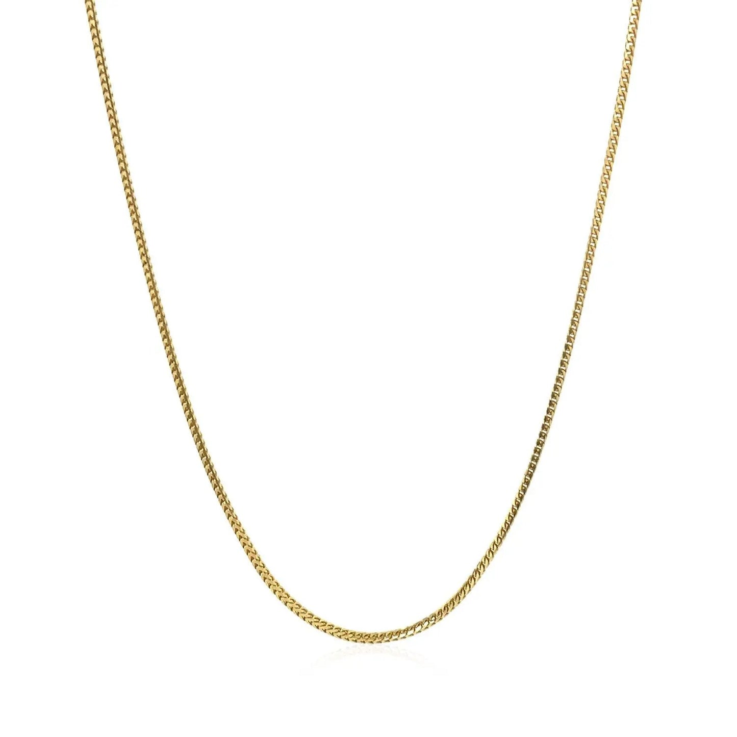 Franco chain necklace 0.9mm, 14k yellow gold, Bids.com on Tampa Home & Garden Store