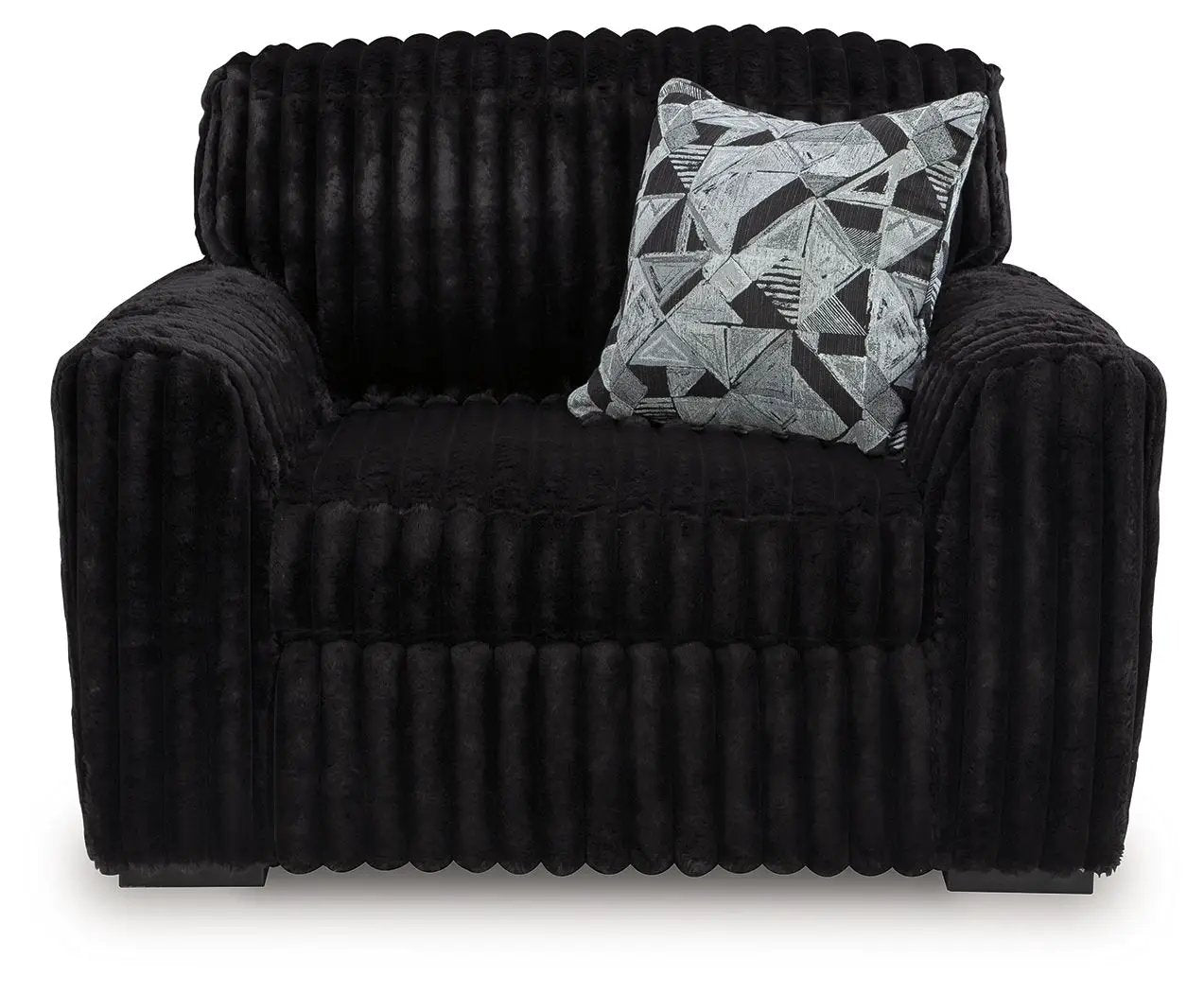 Midnight Madness Jumbo Corduroy Chair and a Half