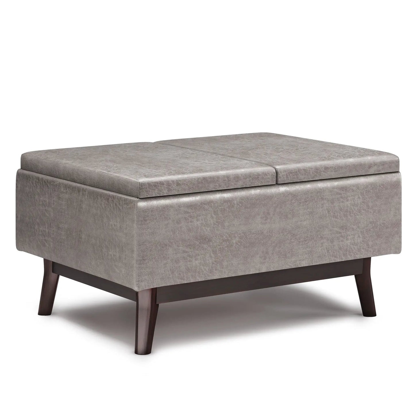 Owen Tray Top Small Coffee Table Storage Ottoman