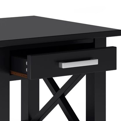 Kitchener Console Table in black with silver drawer handle Unique Piece Furniture on Tampa Home & Garden Store