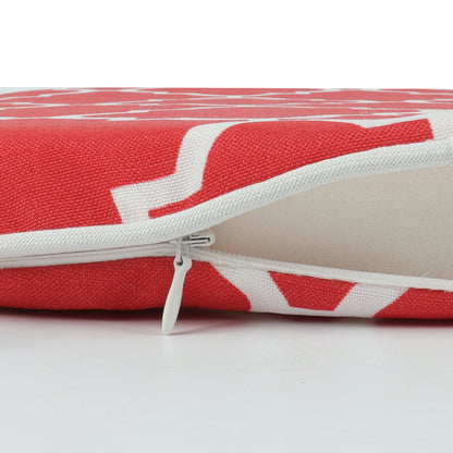 Outdoor Chair Cushions and Plaid Red Patio Set