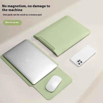 Laptop bag that doubles as a mouse pad in matcha green, FLIPSTYLEZLLC on Tampa Home & Garden Store