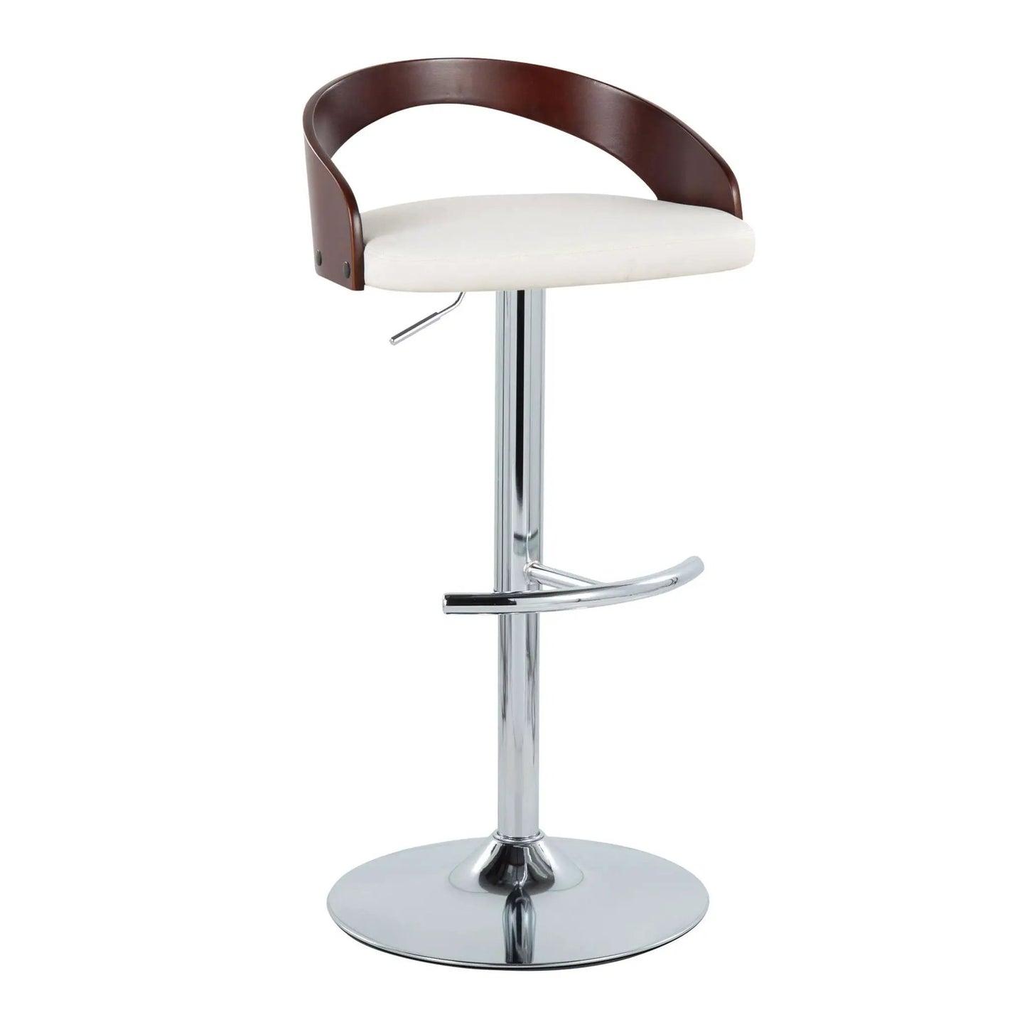 Grotto Contemporary Adjustable Barstool Swivel