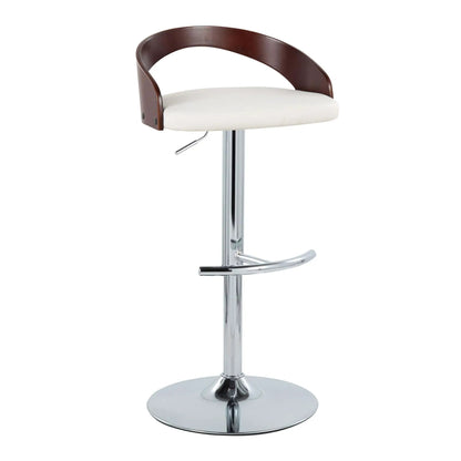 Grotto Contemporary Adjustable Barstool Swivel