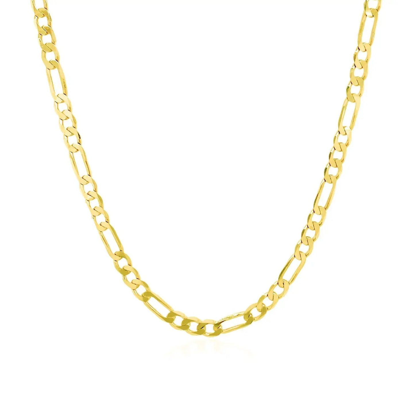 3.1mm 14k yellow gold solid Figaro chain necklace by Bids.com on Tampa Home & Garden Store